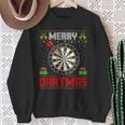 Dart Game Merry Dartmas Xmas Santa Ugly Dart's Christmas Sweatshirt Geschenke für alte Frauen