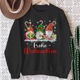 Gnome Matching Family Merry Christmas Sweatshirt Geschenke für alte Frauen