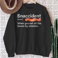 Good Bacon Snaccident Food From Accident Sweatshirt Geschenke für alte Frauen