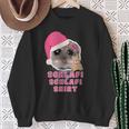 Hamster Sadhamster Hamstie Meme Schlafi Schlafi Sweatshirt Geschenke für alte Frauen