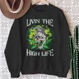 Kiffer Marijuana Hemp Grass Cannabis Sweatshirt Geschenke für alte Frauen