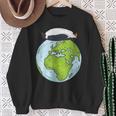 Lying Penguin Protection Earth Day Sweatshirt Gifts for Old Women