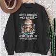 With Otter Sind Süß Ich Bin Süß Also Bin Ich Ein Otter Sweatshirt Geschenke für alte Frauen