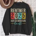 Pensioner 2025 Countdown Running For Retirement Sweatshirt Geschenke für alte Frauen