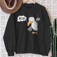 Seagull Cartoon I Sea Bird Animal Motif Moin North Sea Sweatshirt Geschenke für alte Frauen