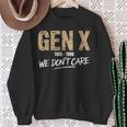 Gen X 1965-1980 We Don't Care Generation Xintage Sweatshirt Geschenke für alte Frauen