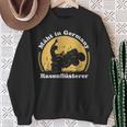 With German Lawnmower Lawn Mowing Sweatshirt Geschenke für alte Frauen