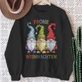 Gnome Christmas Jumper Gnome Gnome Merry Christmas Cute Sweatshirt Geschenke für alte Frauen