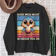 Guck Mich Nicht In Diesem Ton An Lustigerogel Spruch Sweatshirt Geschenke für alte Frauen