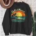 Gulf Of Mexico Beach Palms Summer Vacation Sweatshirt Gifts for Old Women