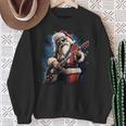 Hab Einen Rock & Roll Christmas Rock Santa Music Lovers Sweatshirt Geschenke für alte Frauen