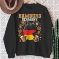 Hamburgo Alemania Souvenir Bandera Alemana Mapa Hamburgoacaciones Camisa de entrenamiento Regalos para ancianas