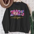 Happy New Year 2025 Pink Coquette Party Family Matching 2025 Sweatshirt Geschenke für alte Frauen