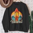 Hawaii Surfing Outfit Aloha Surfboard Retrointage Beach Sweatshirt Geschenke für alte Frauen