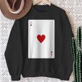 Heart Ace Costume Sweatshirt Geschenke für alte Frauen