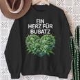 A Heart For Bubatz Bubatz Saying With Heart Bubatz Sweatshirt Geschenke für alte Frauen