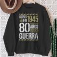Hecho En 1945 Dando Guerra 80 Años 80 Cumpleaños Hombre Camisa de entrenamiento Regalos para ancianas