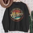 Heino The Man Of Mythos The Legend First Name Sweatshirt Geschenke für alte Frauen