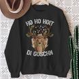 Ho Ho Hoit Di Goschn Weihnachten Ugly Christmas Sweatshirt Geschenke für alte Frauen