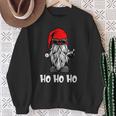 Ho Ho Ho Xmas Christmas Cool Santa Costume Sweatshirt Geschenke für alte Frauen