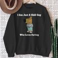 Humoristique I Am Just A Chill Guy Who Loves Farting Sweater e Cadeaux pour les femmes âgées