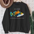 Humuhumunukuapua'a Olelo Hawaiian Reef Triggerfish Sweatshirt Geschenke für alte Frauen