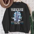 Ich Brauche Keine Therapie Ich Muss Nur Nach Kreta Sweatshirt Geschenke für alte Frauen