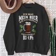 Ich Mag Mein Bier Kaltgestellt Sweatshirt Geschenke für alte Frauen