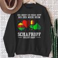 Ihr Denkt Ich Wäre Nett Sheepkopf Sweatshirt Geschenke für alte Frauen