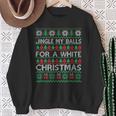 Jingle My Balls For A Christmas Divertidos Jingle Balls Camisa de entrenamiento Regalos para ancianas
