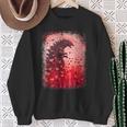 Kaiju Valentine Japan Monster Movie Valentine Japanese Sweatshirt Gifts for Old Women