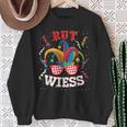 Köln Rut Und Wiess Red Carnival Outfit Kölsch Costume Sweatshirt Geschenke für alte Frauen