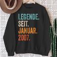 Legend Since January 2007 17 Years Sweatshirt Geschenke für alte Frauen