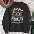 Legends 1972 Born intage 1972 Birthday Sweatshirt Geschenke für alte Frauen