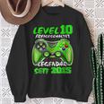 Level 10 Birthday Boy Gamer 2015 10Th Birthday Sweatshirt Geschenke für alte Frauen