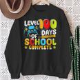 Level 100 Days Of School Completed Gaming Gamer Boy Sweatshirt Gifts for Old Women
