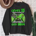 Level 11 Birthday Boy Gamer 2014 11Er Birthday Sweatshirt Geschenke für alte Frauen