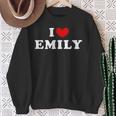 I Love Emily I Love Emily Sweatshirt Geschenke für alte Frauen