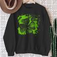 Lucky Charm Four Leaf Clover Irish Clover S Sweatshirt Geschenke für alte Frauen