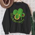 Lucky Charm Ladybird Clover Leaf For Friends Good Luck Sweatshirt Geschenke für alte Frauen