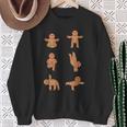 Lustiges Yoga Christmas Weihnachten Sweatshirt Geschenke für alte Frauen