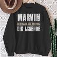 Marvin First Name Name Marvin Sweatshirt Geschenke für alte Frauen