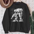 Mech Warrior Sketch Shirt Mighty Tech Robot Fighter Premium Sweatshirt Gifts for Old Women