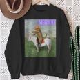 Meowdy Meme Cat And Pony Sweatshirt Geschenke für alte Frauen