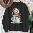 Merry Christmas Snowman Christmas Winter Xmas Eve Sweatshirt Geschenke für alte Frauen