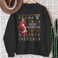 Merry Swishmas Ugly Christmas Basketball Christmas Sweatshirt Geschenke für alte Frauen