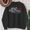 Mexican Flag Mexican Eagle Aztec Style Hecho En Mexico Sweatshirt Geschenke für alte Frauen