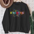 Mood Confetti New Year's Eve Carnival Costume Fancy Dress Sweatshirt Geschenke für alte Frauen