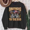 Motorcycle Military Veteran Biker Brotherhood Tank Top Sweatshirt Gifts for Old Women