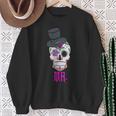 Mr Sugar Intage Avec Tête De Mort Dia De Los Muertos Sweater e Cadeaux pour les femmes âgées
